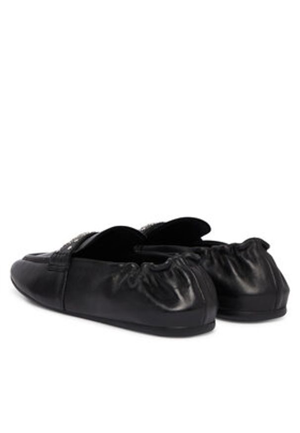 Karl Lagerfeld - KARL LAGERFELD Lordsy Marlee KL41311 Czarny. Kolor: czarny. Materiał: skóra