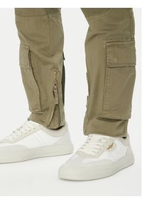 Aeronautica Militare Spodnie materiałowe 251PA1387CT1493 Khaki Regular Fit. Kolor: brązowy. Materiał: bawełna
