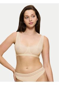 Triumph Biustonosz z fiszbiną Aura Spotlight 10219859 Beżowy. Kolor: beżowy. Materiał: syntetyk #1