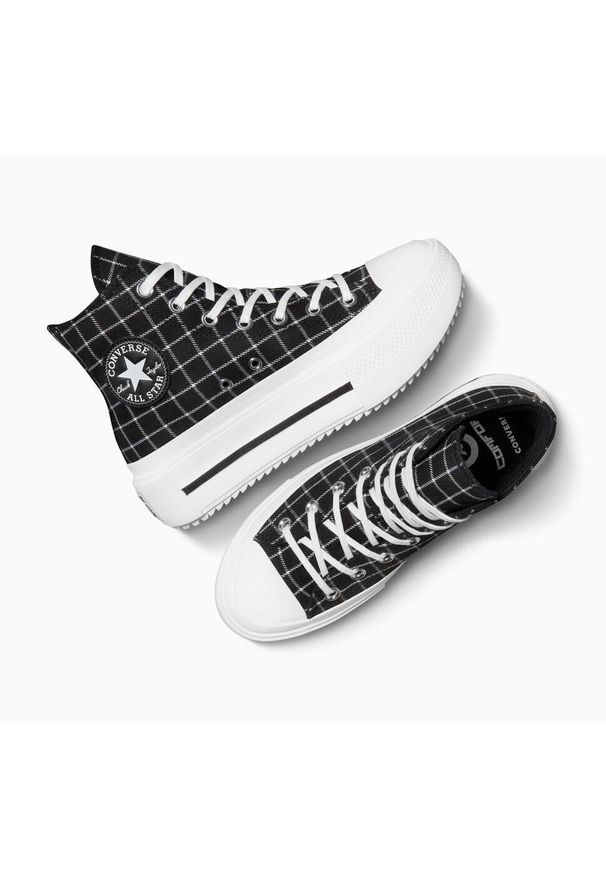 Adidasy Converse Chuck Tlr As Lift Double Stack, Kobiety. Kolor: czarny. Materiał: materiał. Sport: fitness