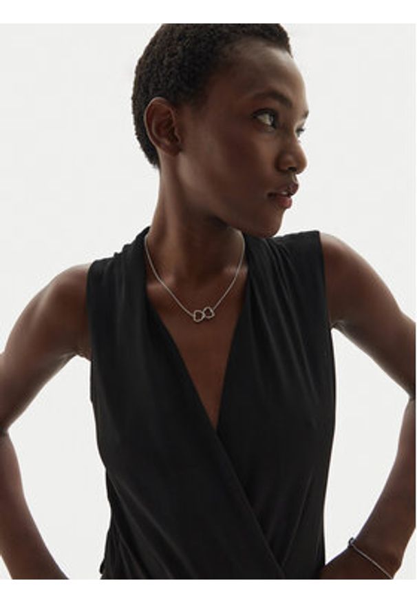 Guess Naszyjnik JUBN04 616JW Srebrny. Materiał: srebrne, metalowe. Kolor: srebrny