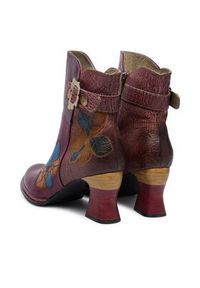 Laura Vita Botki Eleao 02 Fioletowy. Kolor: fioletowy. Materiał: skóra #6