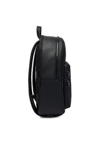 TOMMY HILFIGER - Tommy Hilfiger Plecak Th Woven Backpack AM0AM14093 Czarny. Kolor: czarny. Materiał: skóra #4