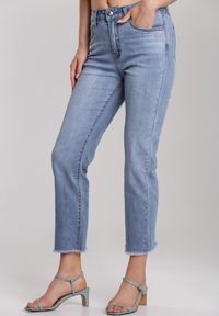 Renee - Niebieskie Jeansy Wide Leg Neametai. Kolor: niebieski. Materiał: jeans #1