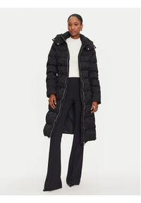 Elisabetta Franchi Płaszcz zimowy PI-71D-46E2-V700 Czarny Regular Fit. Kolor: czarny. Materiał: syntetyk. Sezon: zima #7