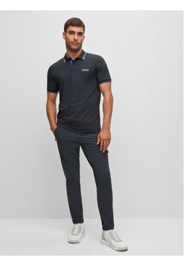 BOSS - Boss Polo Paddy Pro 50469102 Granatowy Regular Fit. Typ kołnierza: polo. Kolor: niebieski. Materiał: bawełna
