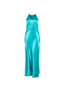 Pinko Sukienka "Batracoide" | 101248 A0VQ | Kobieta | Turkusowy. Kolor: turkusowy. Materiał: poliester. Typ sukienki: dopasowane. Długość: maxi #4