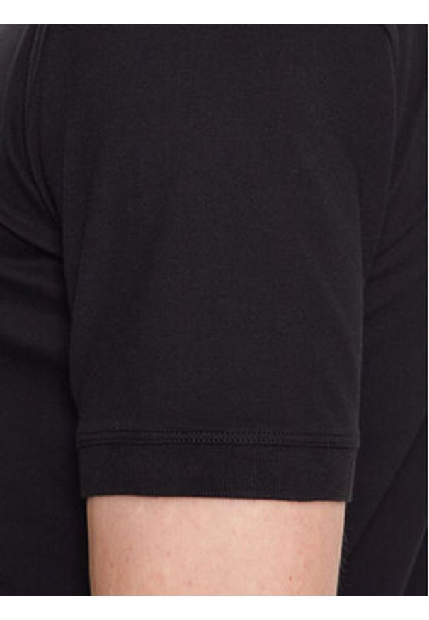 Hugo Polo 50470547 Czarny Slim Fit. Typ kołnierza: polo. Kolor: czarny. Materiał: bawełna