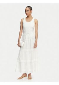 Vero Moda Spódnica maxi Sandy 10345282 Biały Regular Fit. Kolor: biały. Materiał: bawełna #7