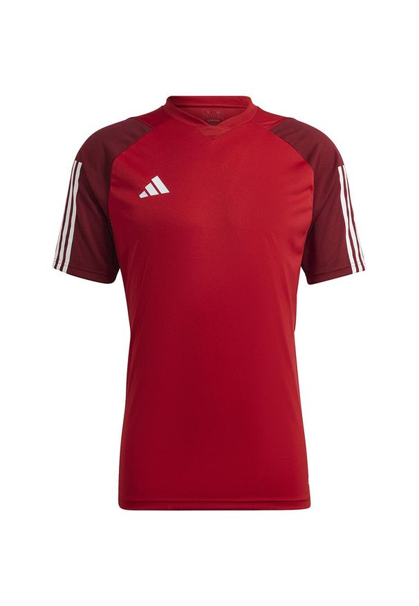 Koszulka piłkarska męska Adidas Tiro 23 Competition Jersey. Kolor: czerwony. Materiał: jersey. Sport: piłka nożna