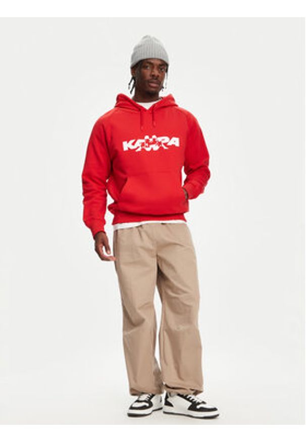 Kappa Bluza Nhayma 341V57W Czerwony Regular Fit. Kolor: czerwony. Materiał: bawełna