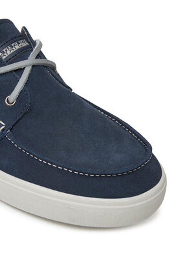 Napapijri Mokasyny Bark NP0A4IQE Granatowy. Kolor: niebieski. Materiał: zamsz, skóra