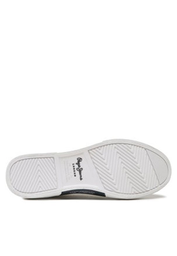 Pepe Jeans Tenisówki Kenton Flag M PMS30906 Biały. Kolor: biały. Materiał: skóra
