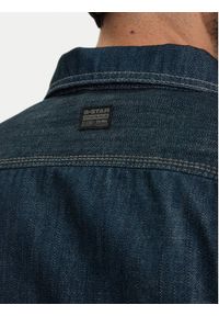 G-Star RAW - G-Star Raw Kurtka jeansowa 3D Dart D28418-E358 Granatowy Regular Fit. Kolor: niebieski. Materiał: bawełna #3