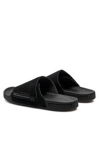 Quiksilver Klapki Rivi AQYL101378 Czarny. Kolor: czarny. Materiał: zamsz, skóra #4