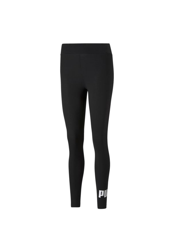 Puma - Damskie legginsy z logo Essentials PUMA Black. Kolor: czarny