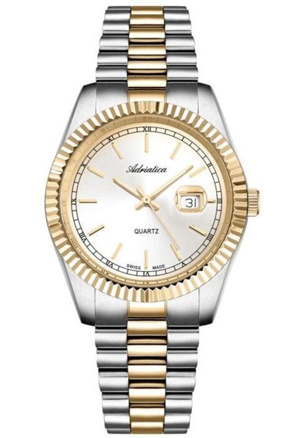 Zegarek damski Adriatica A3090.2113QXL srebrny. Kolor: srebrny