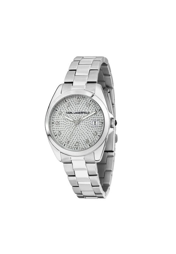 Karl Lagerfeld - KARL LAGERFELD Zegarek R0553101509 Srebrny. Kolor: srebrny