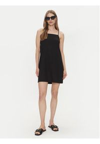 JJXX Sukienka letnia Breeze 12269732 Czarny Loose Fit. Kolor: czarny. Materiał: wiskoza. Sezon: lato