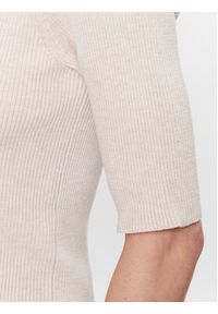 DKNY Sweter P3ASAH40 Écru Regular Fit. Materiał: wiskoza #3