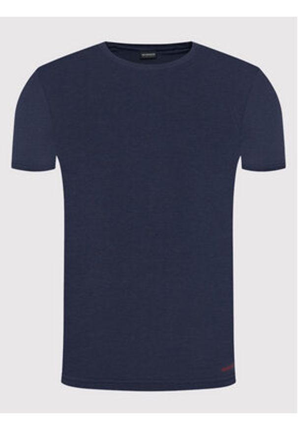Henderson T-Shirt Bosco 18731 Granatowy Regular Fit. Kolor: niebieski. Materiał: bawełna