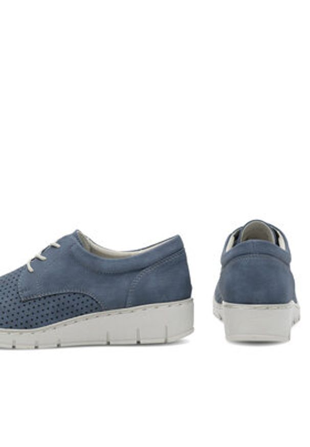 Clara Barson Półbuty Ceecee WS6075-03 Granatowy. Kolor: niebieski. Materiał: syntetyk