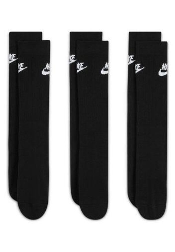 Skarpety Nike Sportswear Everyday Essential 3 pary. Kolor: czarny. Sport: fitness