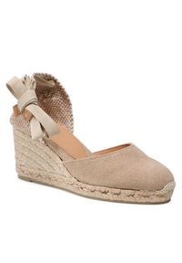Castañer Espadryle Carina/6/002 021644-2017 Beżowy. Kolor: beżowy. Materiał: materiał #4