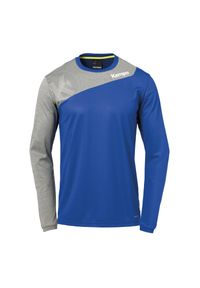 KEMPA - Dżersej z długim rękawem Kempa Core 2.0. Kolor: szary, niebieski, wielokolorowy. Materiał: jersey. Długość rękawa: długi rękaw. Długość: długie. Sport: piłka ręczna, fitness #1