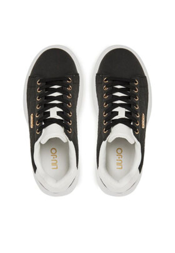 Liu Jo Sneakersy Babol 01 4A5737 TX098 Czarny. Kolor: czarny. Materiał: skóra