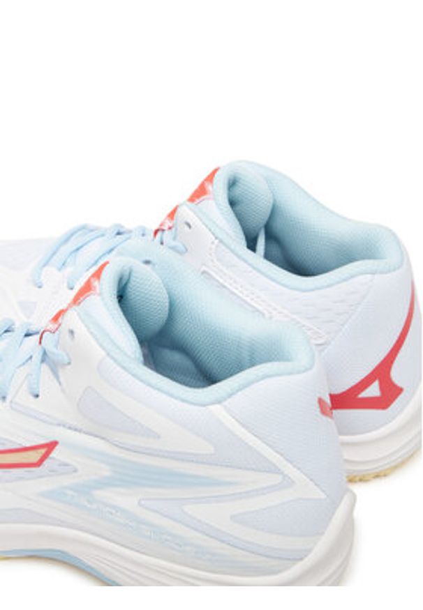 Mizuno Buty halowe Thunder Blade Z Mid V1GC2375 Biały. Kolor: biały. Materiał: skóra