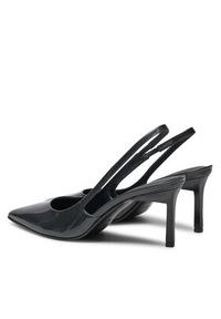 Calvin Klein Sandały Heel Slingback Pump 70 Saff Lth HW0HW02068 Czarny. Kolor: czarny. Materiał: skóra #3