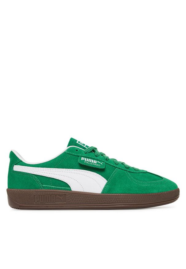 Puma Sneakersy Palermo 396463 63 Zielony. Kolor: zielony. Materiał: skóra, zamsz
