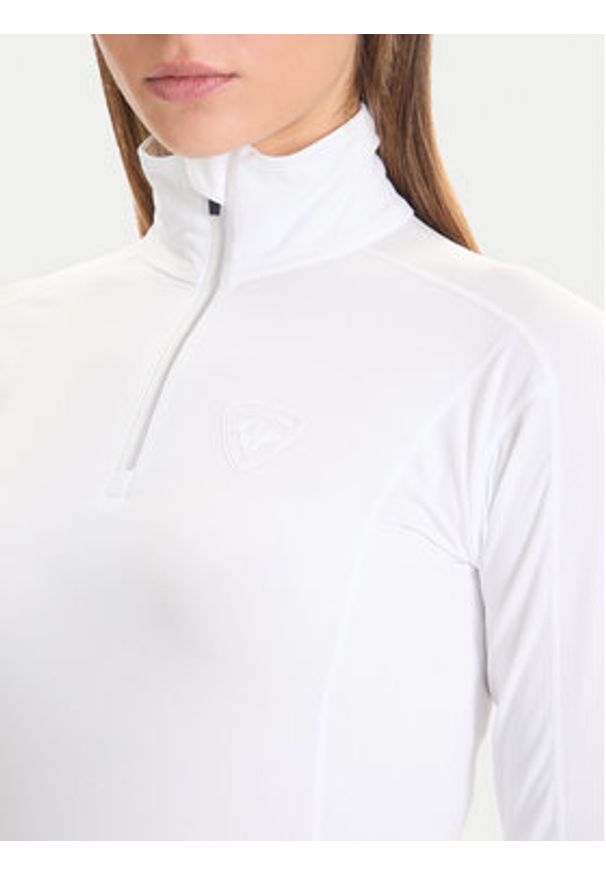 Rossignol Bluza techniczna Classique RLMWL08 Biały Slim Fit. Kolor: biały. Materiał: syntetyk