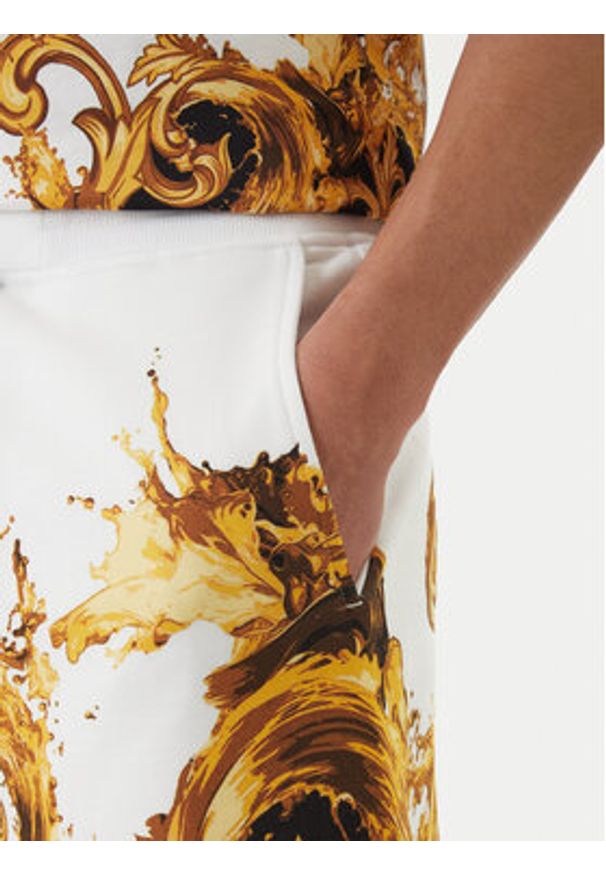 Versace Jeans Couture Szorty sportowe 80GAD3BB FS217 Kolorowy Regular Fit. Materiał: bawełna. Wzór: kolorowy. Styl: sportowy