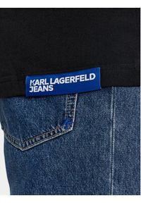 Karl Lagerfeld Jeans T-Shirt 241D1708 Biały Regular Fit. Kolor: biały. Materiał: bawełna #3