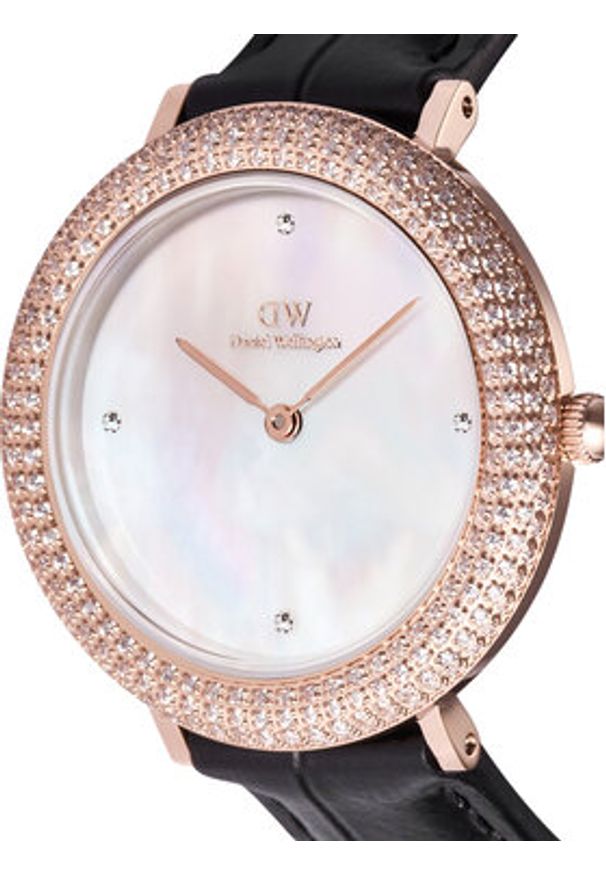 Daniel Wellington Zegarek Crystalline Bezel 32 DW00100827 Różowe złoto. Kolor: wielokolorowy, różowy, złoty