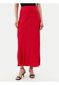 ViCOLO Spódnica maxi Gonna TD0472 Czerwony Slim Fit. Kolor: czerwony. Materiał: wiskoza