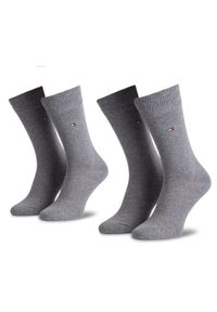 TOMMY HILFIGER - Skarpety długie Tommy Hilfiger. Kolor: szary #1