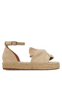 DeeZee Espadryle 8-807-1 Beżowy. Kolor: beżowy. Materiał: materiał