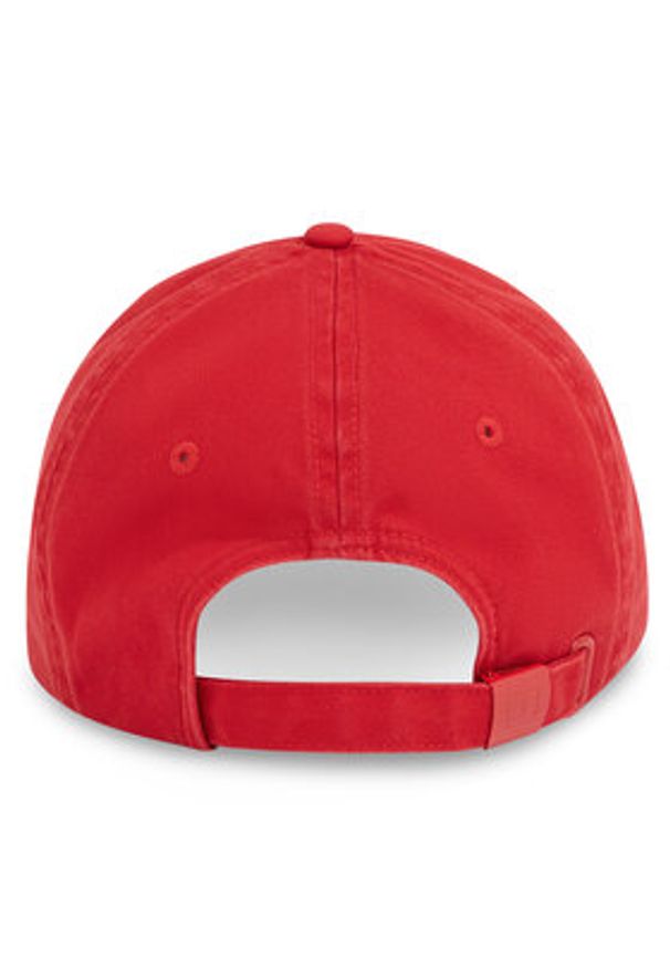 TOMMY HILFIGER - Tommy Hilfiger Czapka z daszkiem Essential Flag Soft Cap AW0AW17131 Czerwony. Kolor: czerwony. Materiał: bawełna, materiał