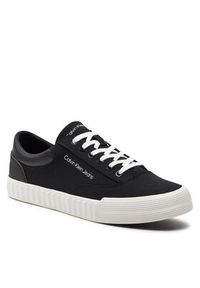 Calvin Klein Jeans Sneakersy Skater Vulc Low Laceup Mix In Dc YM0YM00903 Czarny. Kolor: czarny #3