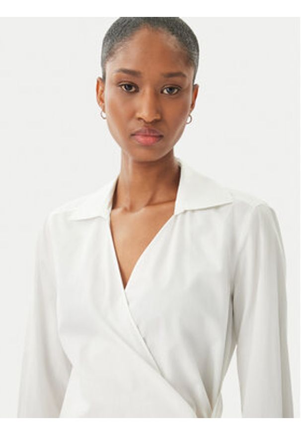 TOMMY HILFIGER - Tommy Hilfiger Koszula WW0WW49650 Biały Slim Fit. Kolor: biały. Materiał: bawełna
