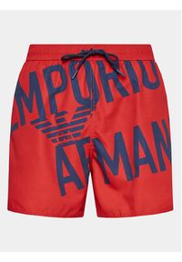 Emporio Armani Underwear Szorty kąpielowe 211740 3R424 21875 Czerwony Regular Fit. Kolor: czerwony. Materiał: syntetyk #3