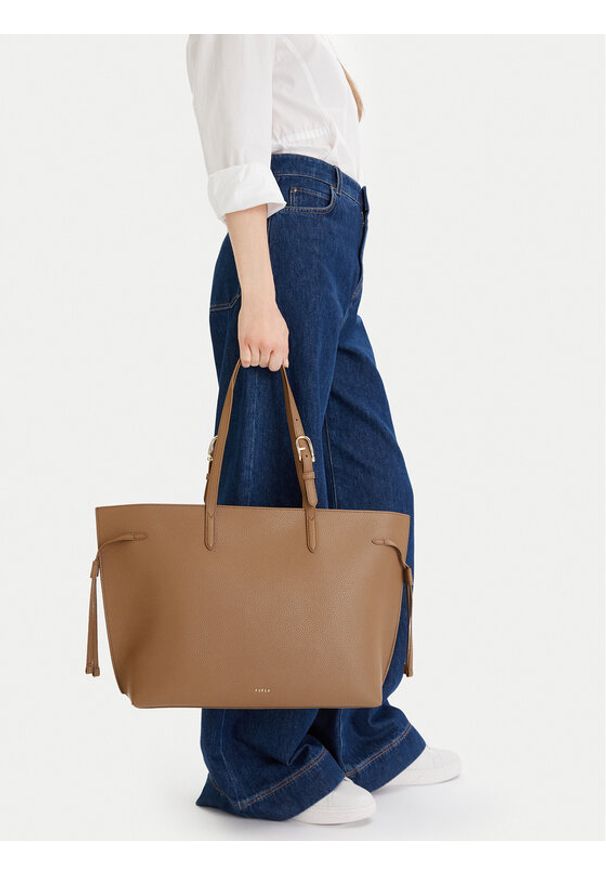 Furla Torebka Ava L WB02059 BX4329 CN 4619S Brązowy. Kolor: brązowy. Materiał: skórzane