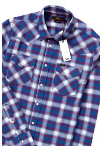 Lee - KOSZULA LEE WESTERN SHIRT LIMOGES L643GIFE 112115355. Materiał: materiał. Wzór: kratka #5