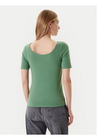 United Colors of Benetton - United Colors Of Benetton T-Shirt 3FJHD109K Zielony Slim Fit. Kolor: zielony. Materiał: bawełna #4