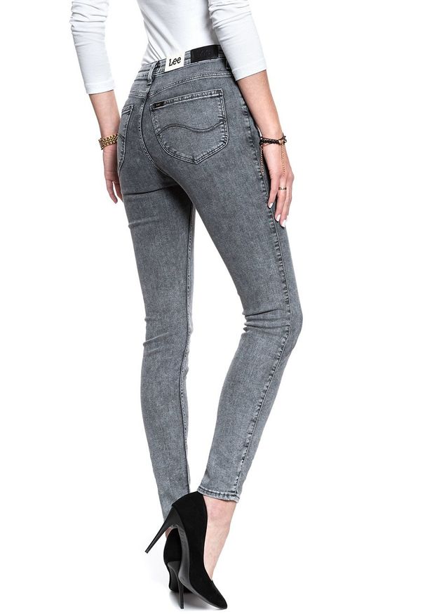Lee - SPODNIE DAMSKIE LEE SCARLETT HIGH JAGGER BLACK L626YELT