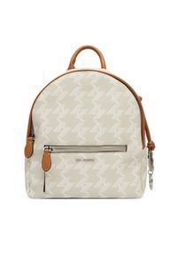 Karl Lagerfeld - KARL LAGERFELD Plecak B3W30137 Kremowy. Kolor: kremowy. Materiał: skóra #1