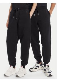 AMI PARIS Spodnie dresowe UTR240.747 Czarny Regular Fit. Kolor: czarny. Materiał: bawełna